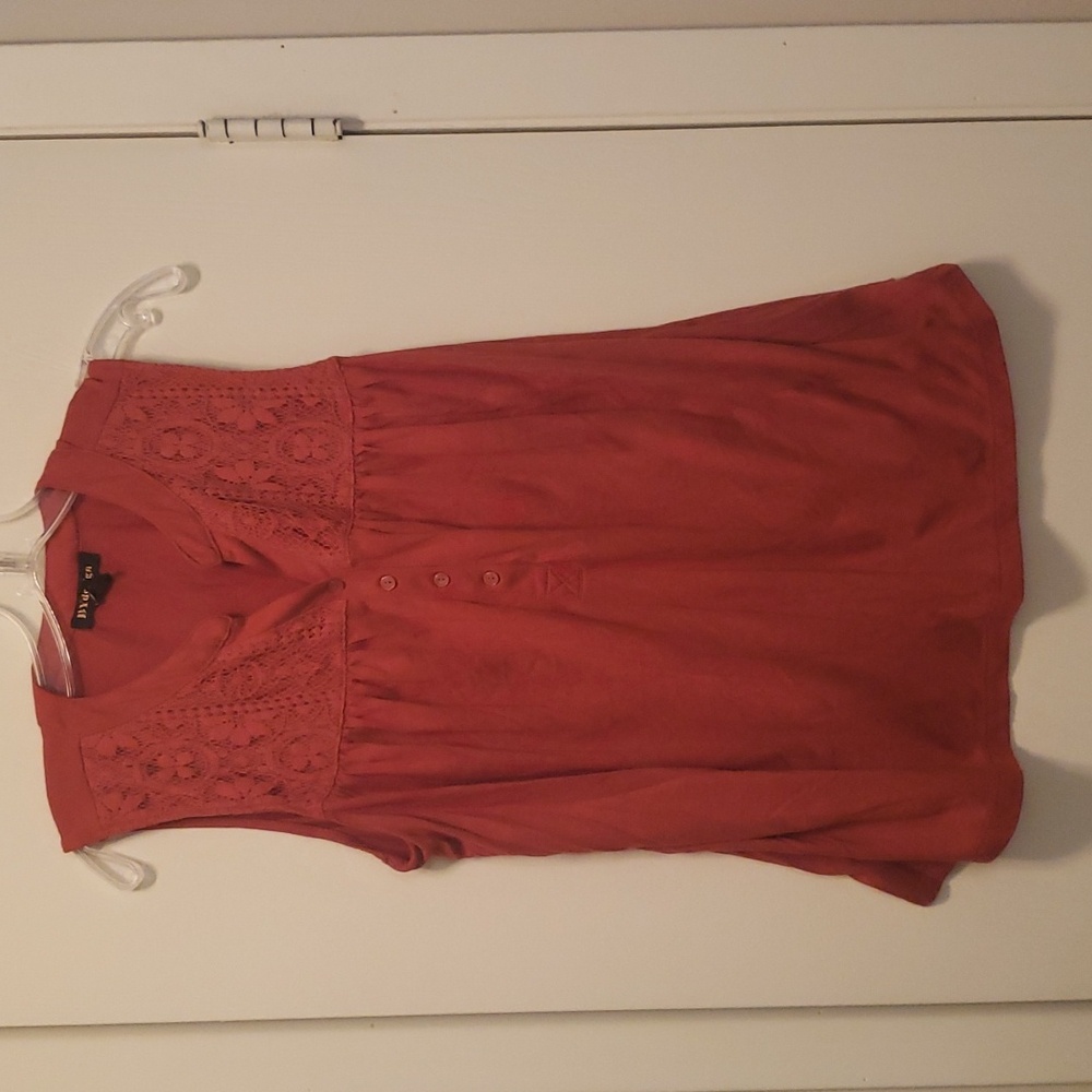 BYdesign Orange Tank Blouse size L
